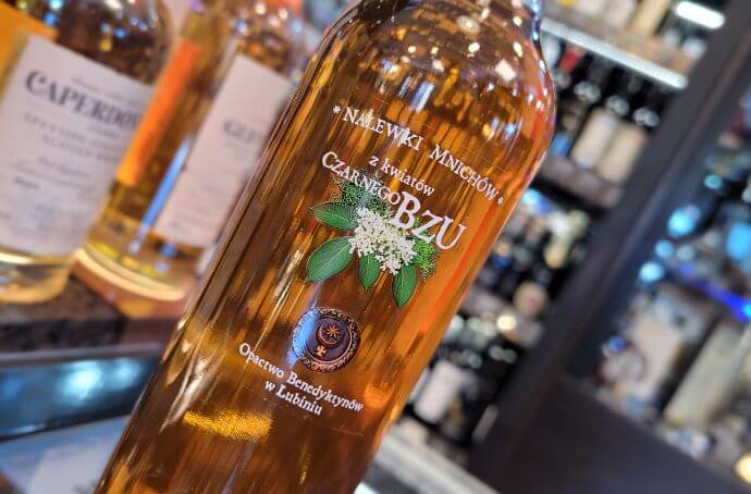 NALEWKA MNICHÓW LUBIŃSKA Z KWIATÓW CZARNEGO BZU 0,5L